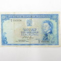 Rhodesia 1964 Ten Shillings banknote