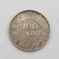 Palestine 100 Mils silver 1935 XF+