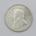 1897 ZAR Paul Kruger 2 ½ shilling half crown in excellent condition
