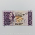 Banknotes SA 1989 & 1990 GPC de Kock R5 notes uncirculated