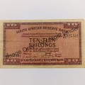 Postmus 15 April 1941 Ten shillings banknote VF+