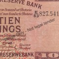 Postmus 15 April 1941 Ten shillings banknote VF+