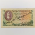 M.H de Kock 7-12-55 Five Pound banknote