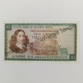 TW de Jongh First Issue R10 banknote uncirculated but some creases