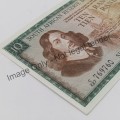 TW de Jongh First Issue R10 banknote uncirculated but some creases