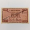 MH de Kock Ten Shillings 1947 banknote VF+
