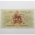 MH de Kock Ten Shillings 1950 - E/A - A32 - EF+