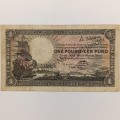 Postmus one pound 7 April 1935 - A43 - VF+