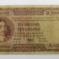 MH de Kock Ten Shillings 1959 - E/A - A175 - AVF