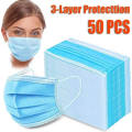 Face masks 3 Ply 50 Pack