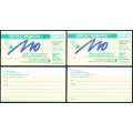 Great Britain - 1986 - `Hand writing no` - £1-50 x 2 Booklets A and B panes . FP - 3a, b .