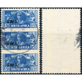 South West Africa - 1943 - 1944 - Small War - 3d blue fine used unit . 153 .
