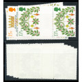 Great Britain - 1980 - Christmas - set of 5 gutter pairs . Mint unhinged . SG 1138-1142 .