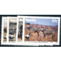 Namibia - 1991 - Mountain Zebra - Set of 4 mint unhinged .SG 35-38 .