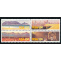 South Africa - 1975 - Tourism - 15c Block of 4 mint unhinged . SG 393-396 .