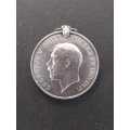 South Africa - 1914 - 1918 - WW1 - George V British silver war medal. Awarded to Private. (Q5023) .