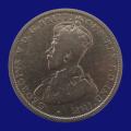 Australia -1916 - George V - 1s silver coin - fine ungraded condition,see scans. - (Q5059)