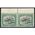 South West Africa - 1931 - Defins - ½d perf. 14 x 13½ up - horizontal pair mint unhinged - SACC 103