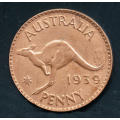 Australia - 1939 - 1d copper - very fine circulated condition - Q5062