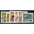 Rhodesia - 1971 - Birds - set of 6 fine used . SACC 459-464 .