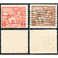 Great Britain - 1924 - Empire Exhibition - set of 2 . Fine used . SG 430-431 .