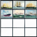 Great Britain - 2013 - Merchant Navy - set of 6 mint unhinged . SG 3519-3524 .