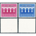 Switzerland - 1984 - Europa - set of 2 mint unhinged . SG 1068-1069 .