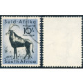 South Africa - 1954 - Defins - 10s fine used . SACC 163 .