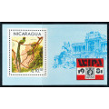 Nicaragua - 1981 - International Stamp Exhibition 10 cor MS mint unhigned . MS 2267 .