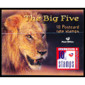 South Africa Stamp Booklets - 2001 - The Big Five - (R21) Booklet of 10 self adhesive . SACC 1374