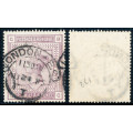 Great Britain - 1883-84 - Victoria 2s 6d lilac fine used London hooded circle pmk . SG 178 .