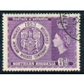 Northern Rhodesia - 1953 - Rhodes Exhibition - 6d violet fine used - SG 59