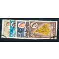 Rhodesia & Nyasaland - 1963 - Tobacco Congress - set of 4 fine used . SACC 43-46 .