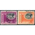 Zanzibar - 1936 - Silver Jubilee - 20c & 50c fine used - SG 324 & 326