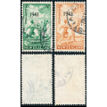 New Zealand - 1941 - Health Stamps (Ovpt 1941) - set of 2 fine used . SG 632-633 .