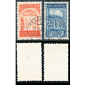 Switzerland - 1924 - 50th Anniv U.P.U. set of 2 fine used . SG 333-334 .