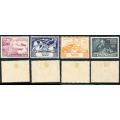 Malaysia Perak - 1949 - U.P.U. - set of 4 mint hinged . SG 23-26 .