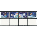 Ciskei - 1992 - Space Year - set of 4 mint unhinged . SACC 216-219 .