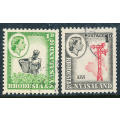 Rhodesia & Nyasaland - 1959 - 62 - Defins - ½d, 1d coil stamps fine used . SACC 18a, 19a.