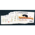 Tanzania - 1990 - Birds - Set of 15 mint unhinged . SG 804-815 .