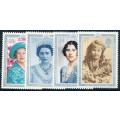 Great Britain - 1990 - 90th Birthday Queen Mother- set of 4 mint unhinged . SG 1507-1510 .