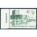 Great Britain - 1988 - Castles - £1 deep green mint unhinged . SG 1410 .