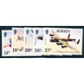 Jersey - 1990 - 50th Anniv of BOB - set of 5 u.m. SG 530-534 .
