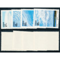 Ciskei - 1992 - Cloud Formations - set of 4 mint unhinged . SACC 212-215 .