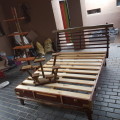 Double bed and stand