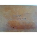 Rare 1930 KWV Muscadel in wooden box - 90 year old muscadel