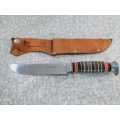 Chromodur-Inox Mundial No Stain Brazil Knife in Leather Pouch