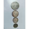 4 x ZAR Silver Coins  (READ DESCRIPTION) (20 Grams)