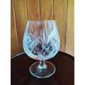 Collection of 6 Lead Crystal Brandy Glasses