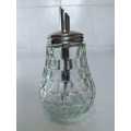 Vintage Grace Glass and Stainless Steel Sugar Dispenser